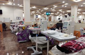 اهدا اقلام بخش دیالیز به بیمارستانهایی در گرگان و نرمانشیر