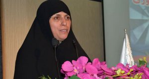 پیام تبریک فاطمه هاشمی به مهین فرهادیزاد