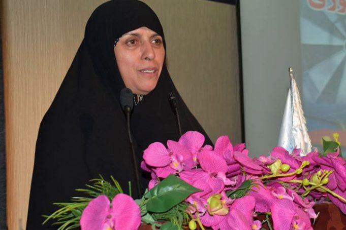 پیام تبریک فاطمه هاشمی به مهین فرهادیزاد