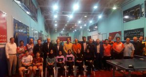 بازدید رئیس فدراسیون تنیس از آخرین تمرینات تیم اعزامی مسابقات نیوکاسل