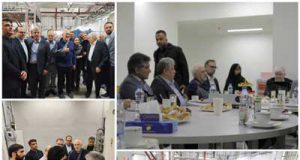 بازدید معاون رئیس جمهور و جمعی از مسئولین از مرکز ملی سرطان