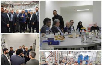 بازدید معاون رئیس جمهور و جمعی از مسئولین از مرکز ملی سرطان